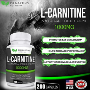 Extra Strength L-Carnitine – 200 Capsules