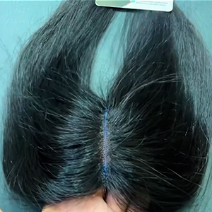 Human Hair Mono Topper 2 x 3.5 - Image 2